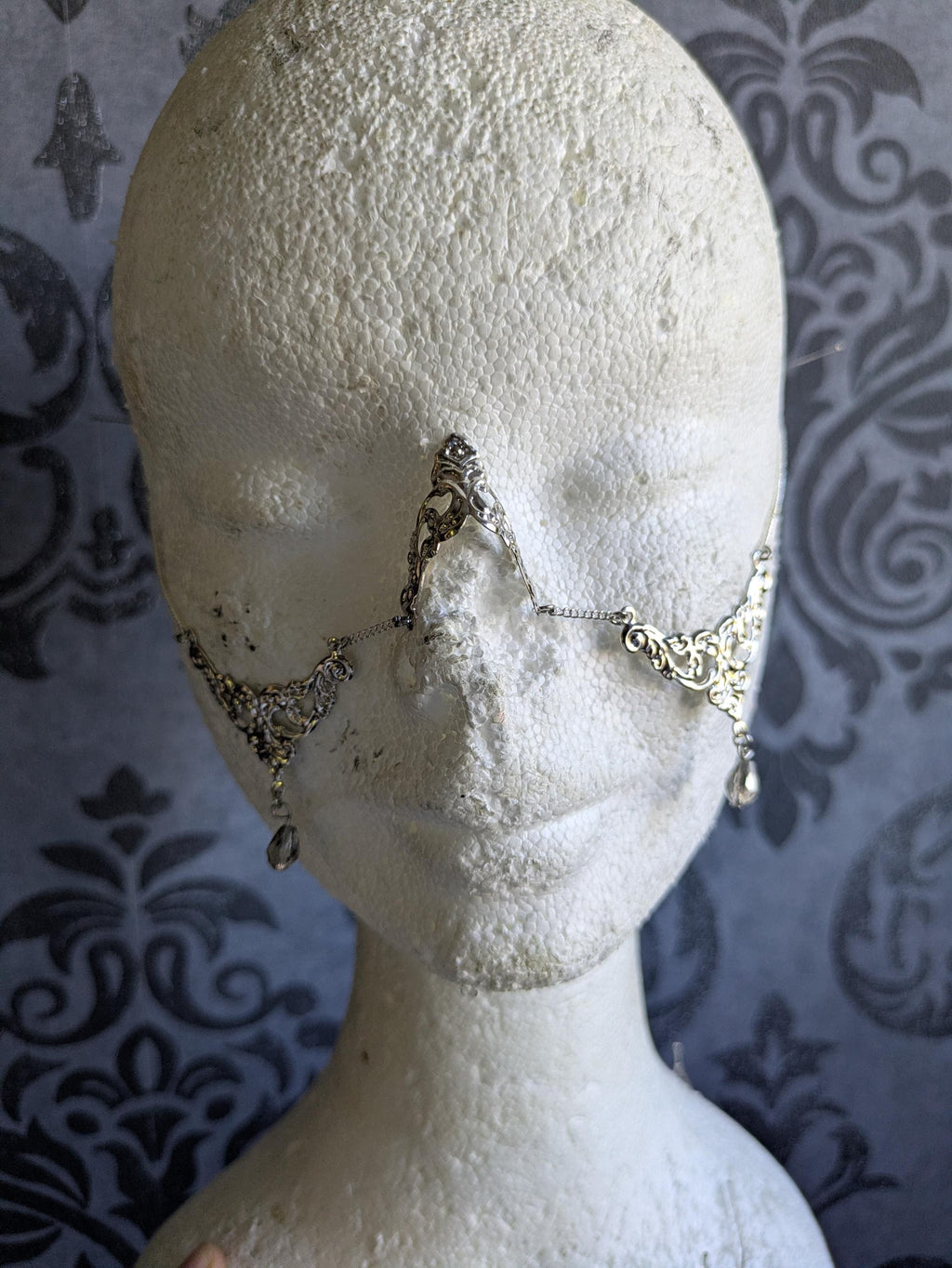 Bridge de Nez Larmes d'Argent – Bijou de Visage Chaînes Sans Piercing | Tokyo Stories