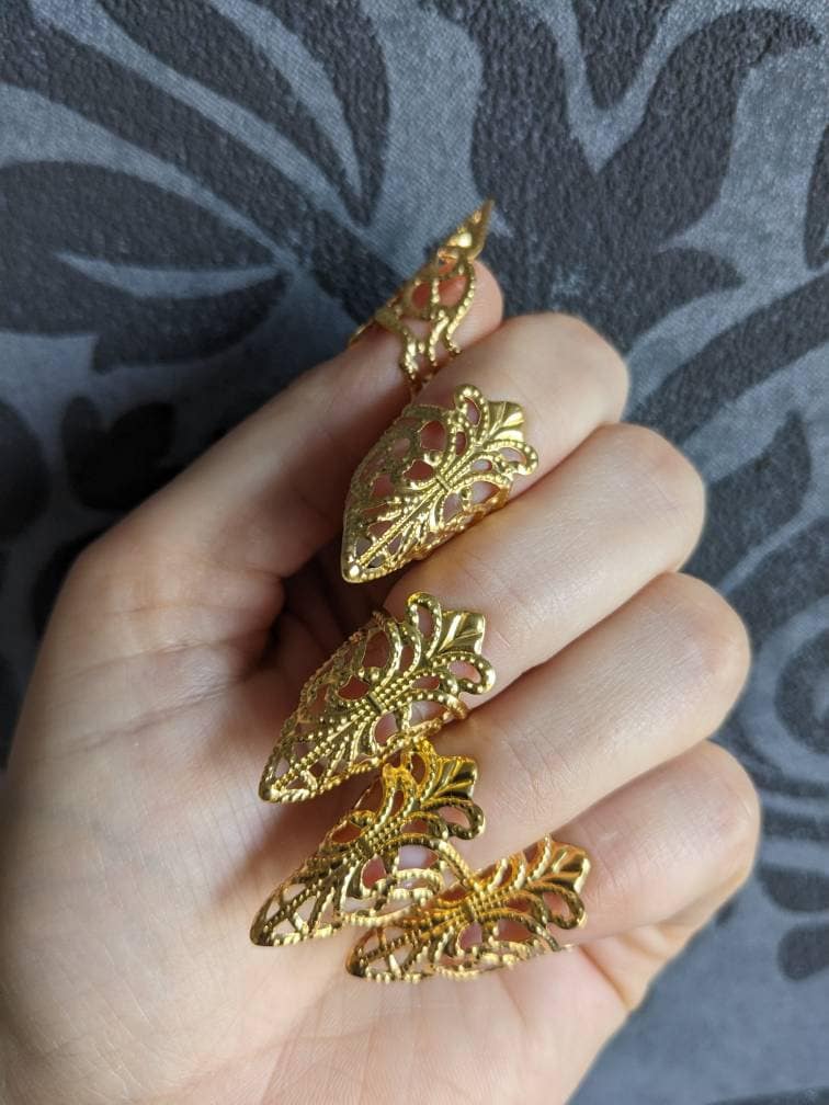 Griffes Essentiel – Armures d'Ongles Courtes 2cm Or ou Argent | Tokyo Stories