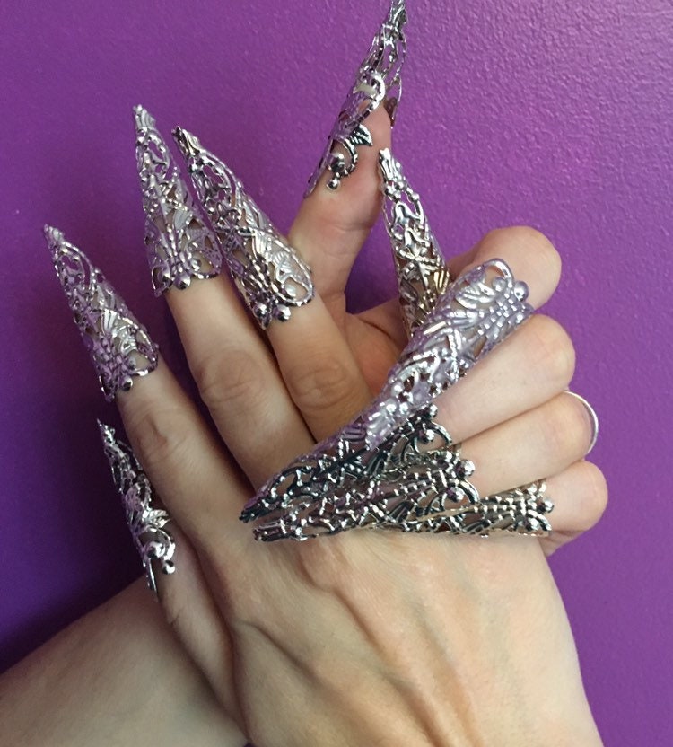 Griffes Odyssée – Armures d'Ongles Longues 4,5cm Or ou Argent | Tokyo Stories