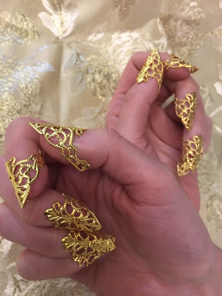 Griffes Essentiel – Armures d'Ongles Courtes 2cm Or ou Argent | Tokyo Stories