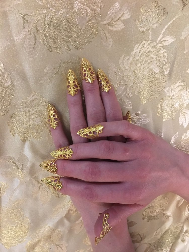 Griffes Essentiel – Armures d'Ongles Courtes 2cm Or ou Argent | Tokyo Stories