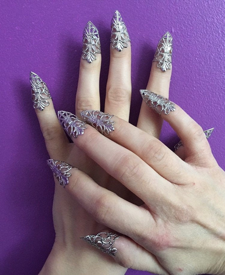 Griffes Essentiel – Armures d'Ongles Courtes 2cm Or ou Argent | Tokyo Stories Argent