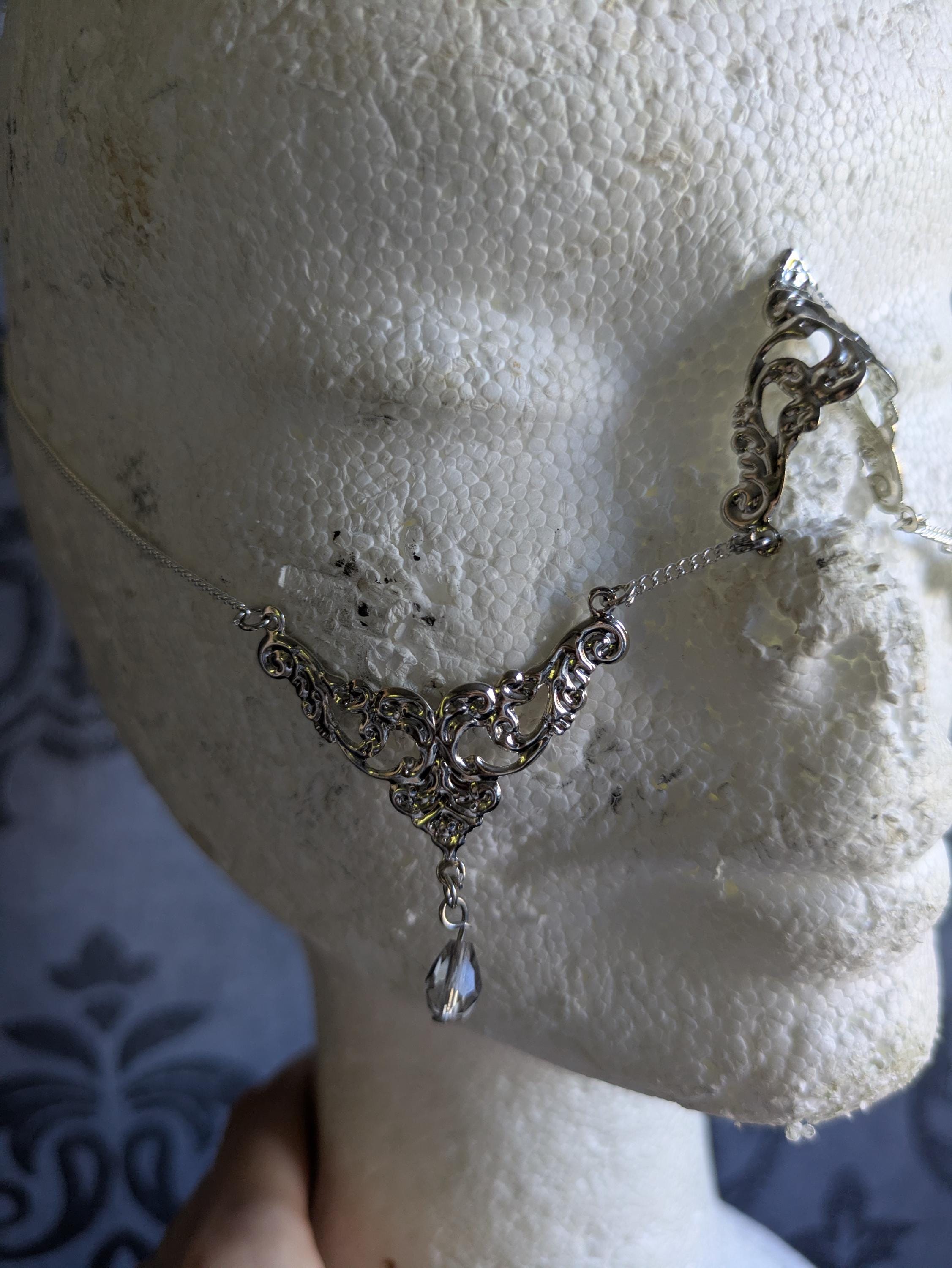 Bridge de Nez Larmes d'Argent – Bijou de Visage Chaînes Sans Piercing | Tokyo Stories