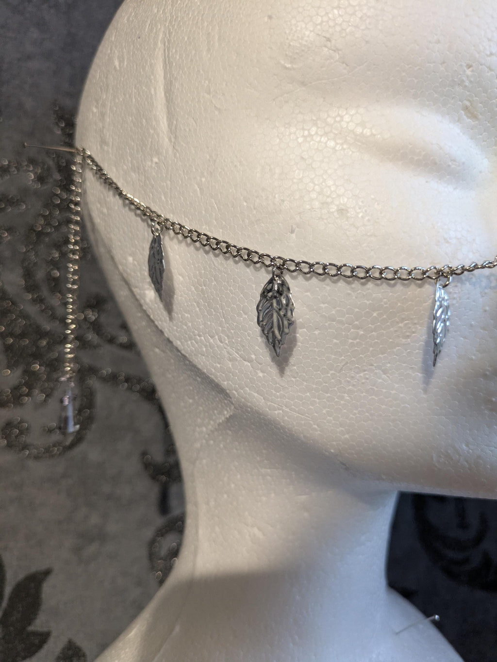 Bridge de Nez Feuilles d'Argent – Bijou Elfique Visage Chaînes Sans Piercing | Tokyo Stories