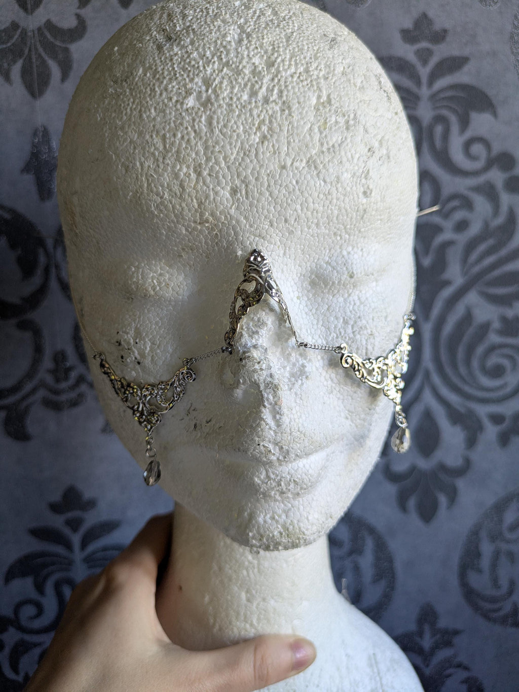 Bridge de Nez Larmes d'Argent – Bijou de Visage Chaînes Sans Piercing | Tokyo Stories