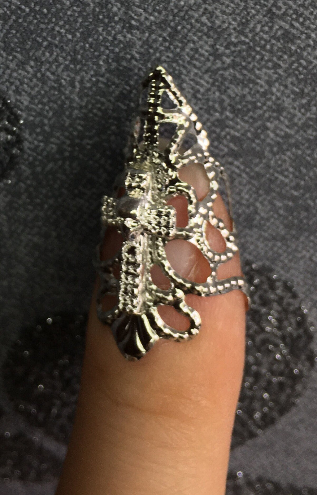Bagues d'Ongles Ornementales – 10 Griffes Personnalisables Crâne/Fleur/Croix Or ou Argent | Tokyo Stories