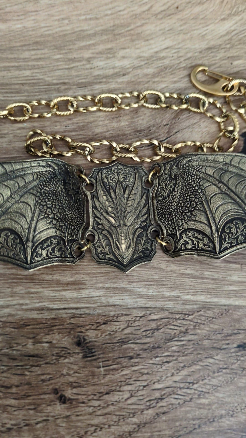 Bracelet Armure Dragon Articulé