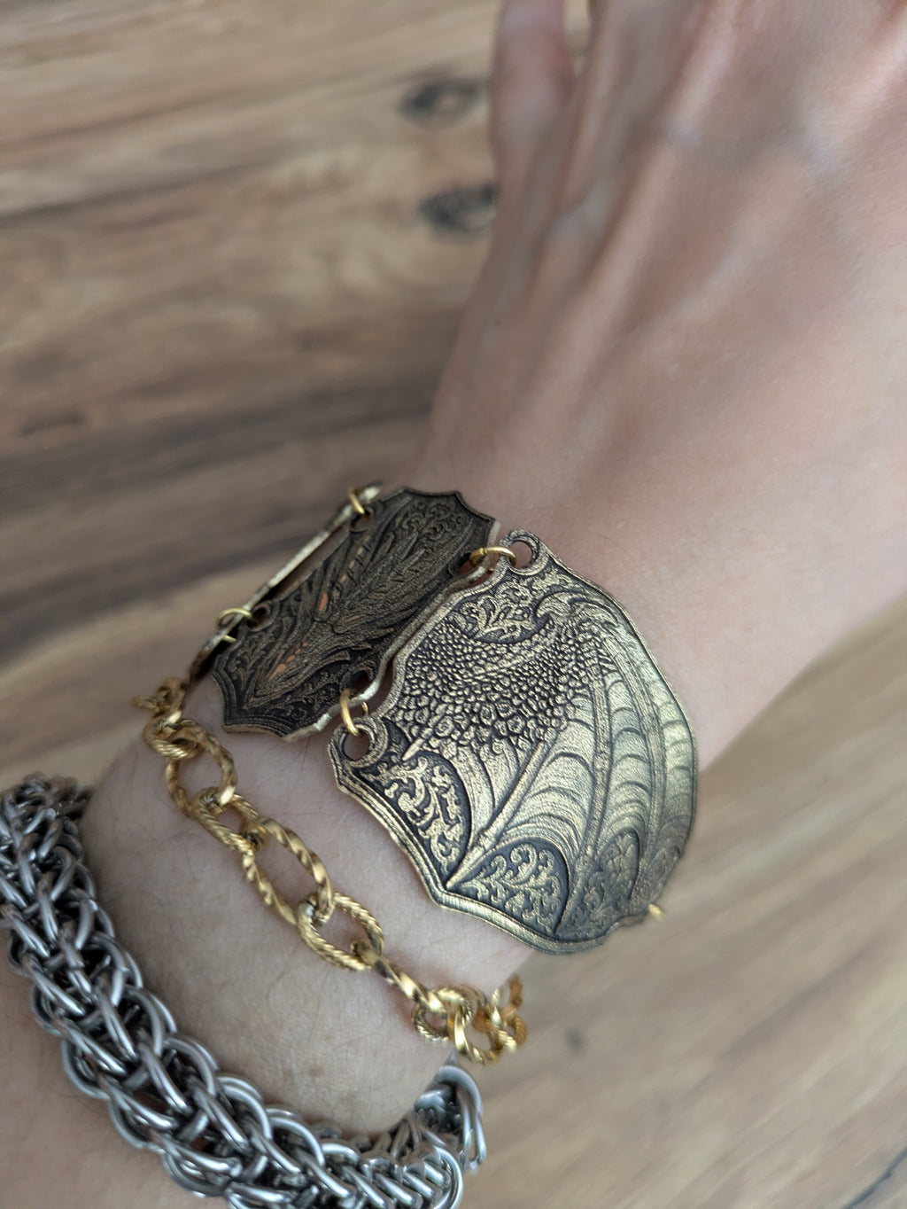 Bracelet Armure Dragon Articulé
