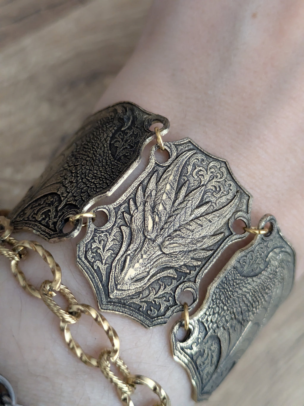 Bracelet Armure Dragon Articulé