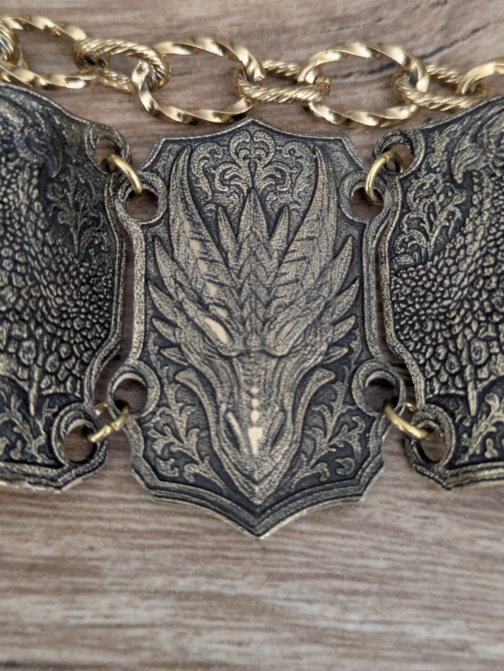 Bracelet Armure Dragon Articulé