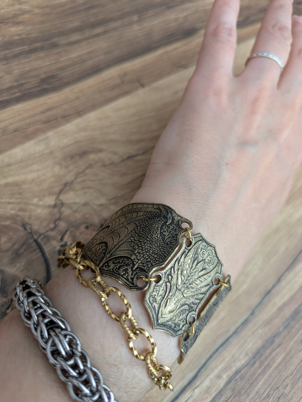 Bracelet Armure Dragon Articulé