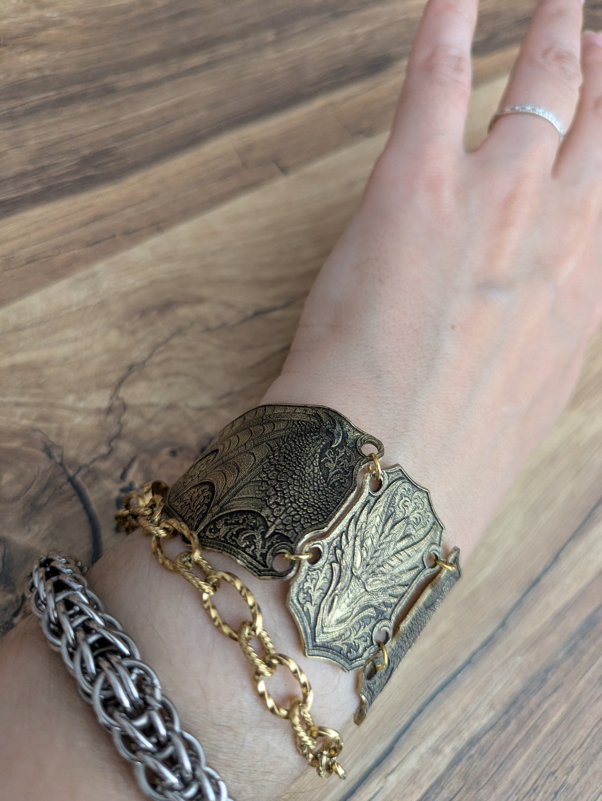 Bracelet Armure Dragon Articulé