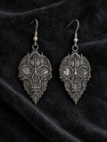 Boucles d’Oreilles Gothiques Cathedral Skull – Crâne, Cathédrale, Medievalcore & Dark Fantasy